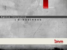Diapositive 1 - BNM - Conseil en Strategie Digitale,  Strategie ...