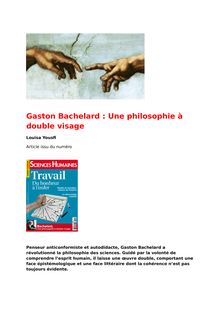 Gaston Bachelard : Une philosophie à double visage