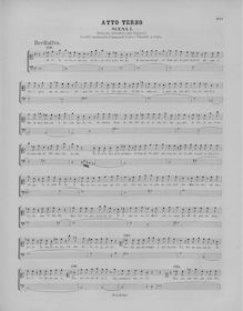 Partition Act 3, Lucio Silla, Dramma per musica, Mozart, Wolfgang Amadeus