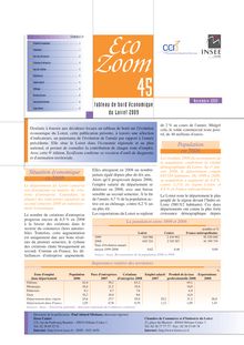 Tableau de bord économique du Loiret 2009 - EcoZoom45 - n° 9