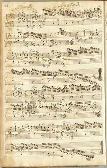 Partition complète, Sonata en A major, Wq.56/6 (H.270), A major