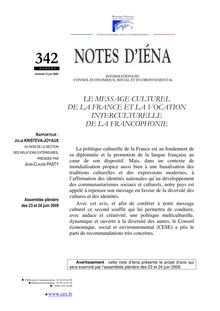 Notes d Iéna - NI 342 Kristeva-Joyaux