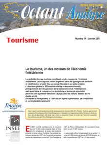 Le tourisme, un des moteurs de l économie  finistérienne (Octant Analyse n° 14)
