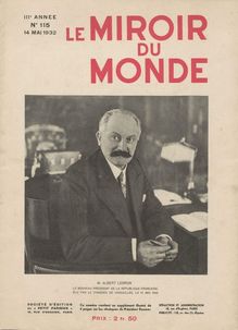 LE MIROIR DU MONDE  N°115 du 14 mai 1932