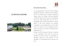 Dossier pédagogique Site de Rouge-Cloître