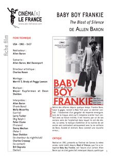 Baby boy Frankie de Baron Allen