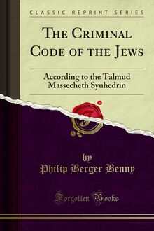 Criminal Code of the Jews