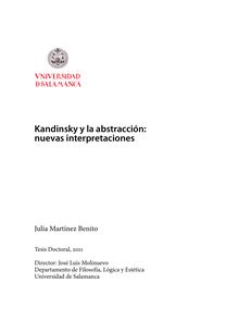 Kandinsky y la abstracción: nuevas interpretaciones