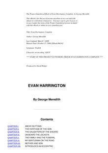 Evan Harrington — Complete