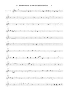 Partition Instrument 2 , partie [G2 clef], Geistliche Chor-Music, Op.11 par Heinrich Schütz