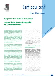 Voyage dans deux siècles  de démographie     Le tour de la Basse-Normandie  en 34 recensements  
