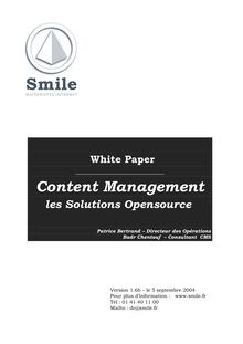 Livre Blanc Smile CMS  v1.6b 