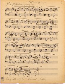Partition No.2 - Intermezzo en E minor, 4 Klavierstücke, 4 Piano Pieces
