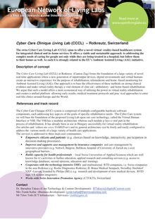 Cyber care clinique living lab (cccl) – rotkreutz, swirzerland