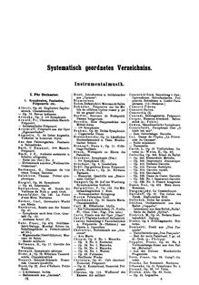 Partition Systematic Listing, Handbuch der musikalischen Litteratur par Carl Friedrich Whistling