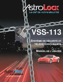 Notice Système de voiture sécurité Astrostart  VSS-113