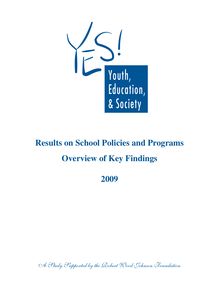Results on School Policies and Programs Overview of Key Findings ...