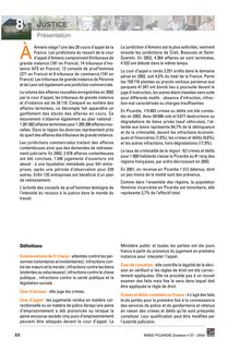 Chapitre "Justice" du "Tableaux de l  Economie Picarde 2007.