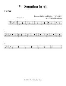 Partition Tuba, Little Baroque , Rondeau, Michel par Michel Rondeau