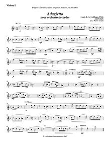 Partition violons I, L Organiste Moderne, Lefébure-Wély, Louis James Alfred