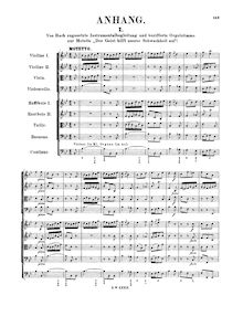 Partition Orchestral Score (without voix), Der Geist hilft unsrer Schwachheit auf