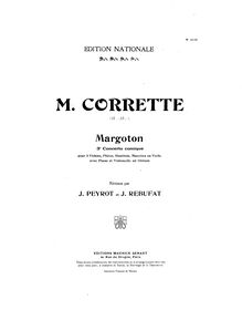 Partition violon 1, 6 concerts, Op.8, Ouvrage récréatif, Corrette, Michel