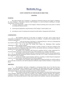 Audit Committee Charter 2003 FINAL 4 18 03