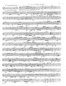 Partition Alto violoncelle (alternate pour violoncelle 1), 6 corde quintettes