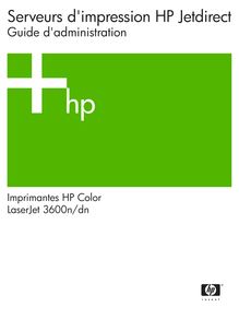 Notice pour l utilisateur d une Imprimantes HP  Color LaserJet 3600n