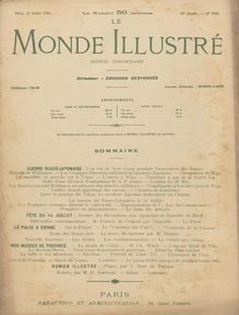 LE MONDE ILLUSTRE  N° 2468 du 16 juillet 1904