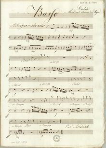 Partition Basso (violoncelles), Der Schulmeister en der Singschule