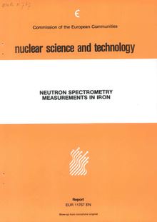 Neutron spectrometry measurements in iron