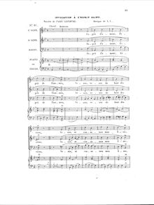 Partition Segment 2, Choix de cantiques sur des airs nouveaux pour toutes les fêtes de l année ... á trois ou quatre voix avec accompagnement d orgue ou de piano par le R. P. L. Lambillotte