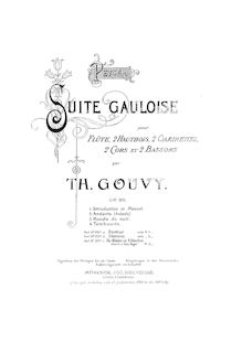 Partition complète, Petite  Gauloise Op.90, Gouvy, Louis Théodore