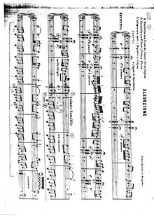 Score, Elevazione, D minor, Moretti, Felice