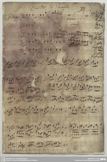 Partition complète, violon Concerto en A minor, RV 358, A minor