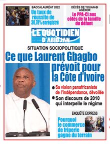 Le Quotidien d’Abidjan n°4167 - du mardi 26 juillet 2022