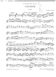 Partition de violon, Concerto pour violon, violoncelle et orchestre, RT VII/5