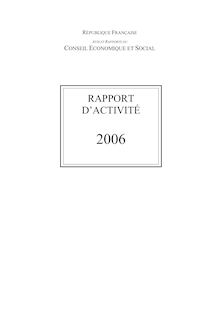 Rapport d activité 2006 du Conseil économique et social