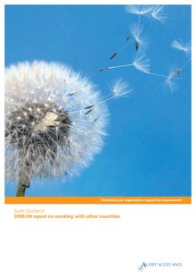 Audit Scotland Overseas Report 2008 09
