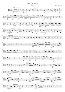 Partition altos, Die Zauberflöte, The Magic Flute, Mozart, Wolfgang Amadeus