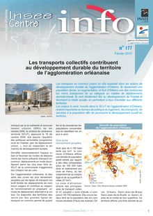 Les transports collectifs contribuent au développement durable du territoire de l agglomération orléanaise