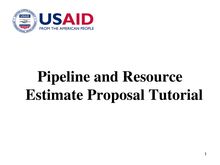 Pipeline and Resource Estimate Proposal (PREP) Tutorial