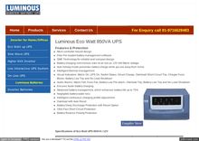 Eco Watt Luminous Inverter