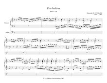 Partition complète, Prelude en C major, C major, Buxtehude, Dietrich