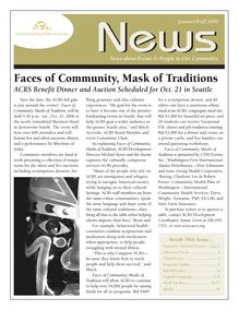 Faces of Community, Mask of Traditions