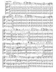 Partition I, Finale: Presto, corde quatuor No.8, Op.59/2, Second Rasumowsky-Quartet