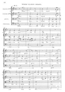 Partition madrigaux pour four voix, madrigaux - Set 2, Wilbye, John