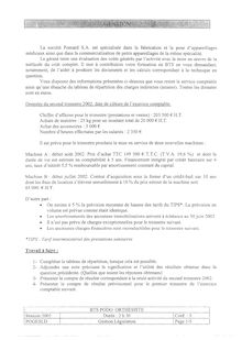Gestion - législation - déontologie 2002 BTS Podo - orthésiste