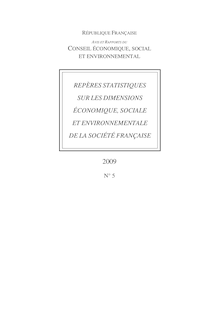 Repères statistiques sur les dimensions économique, sociale et environnementale de la société française - 2009.
